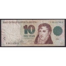 ARGENTINA COL. 742R BILLETE REPOSICION